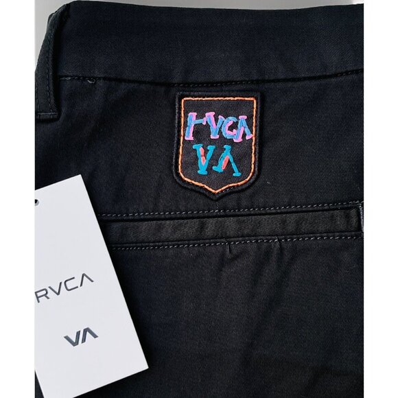 RVCA Women Mark Oblow Embroidered Pant Size 29 TUB AVJNP00201 - Picture 10 of 12